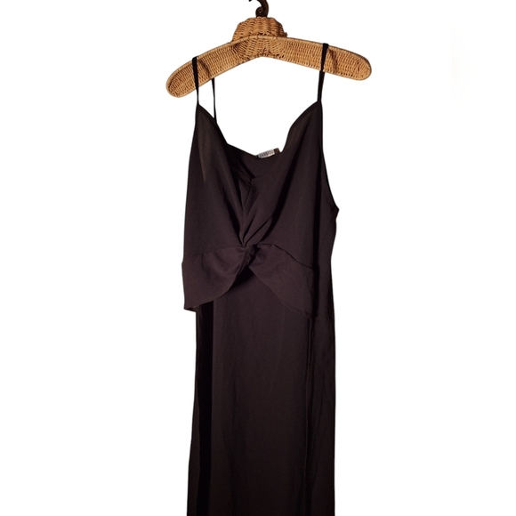 boohoo Maxi Length CAMI Top Layering Scoop Neck Black Ladies 8 NWT GLAM Sold OUT - Picture 4 of 6